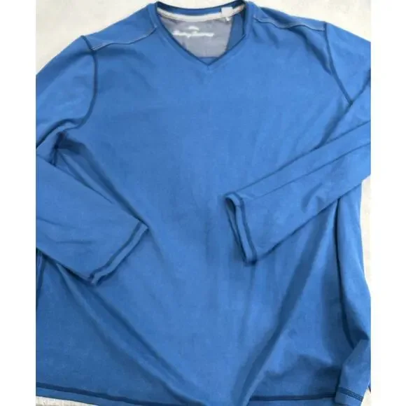 Tommy Bahama Blue Pullover Size XXL